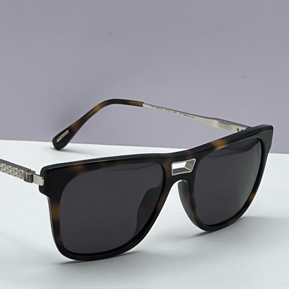 DUNHILL PILOT Sunglasses-*3P SDH135 1AYP-Dbl Bridge-Full Rim-Polarized-BRAND NEW - Picture 4 of 15